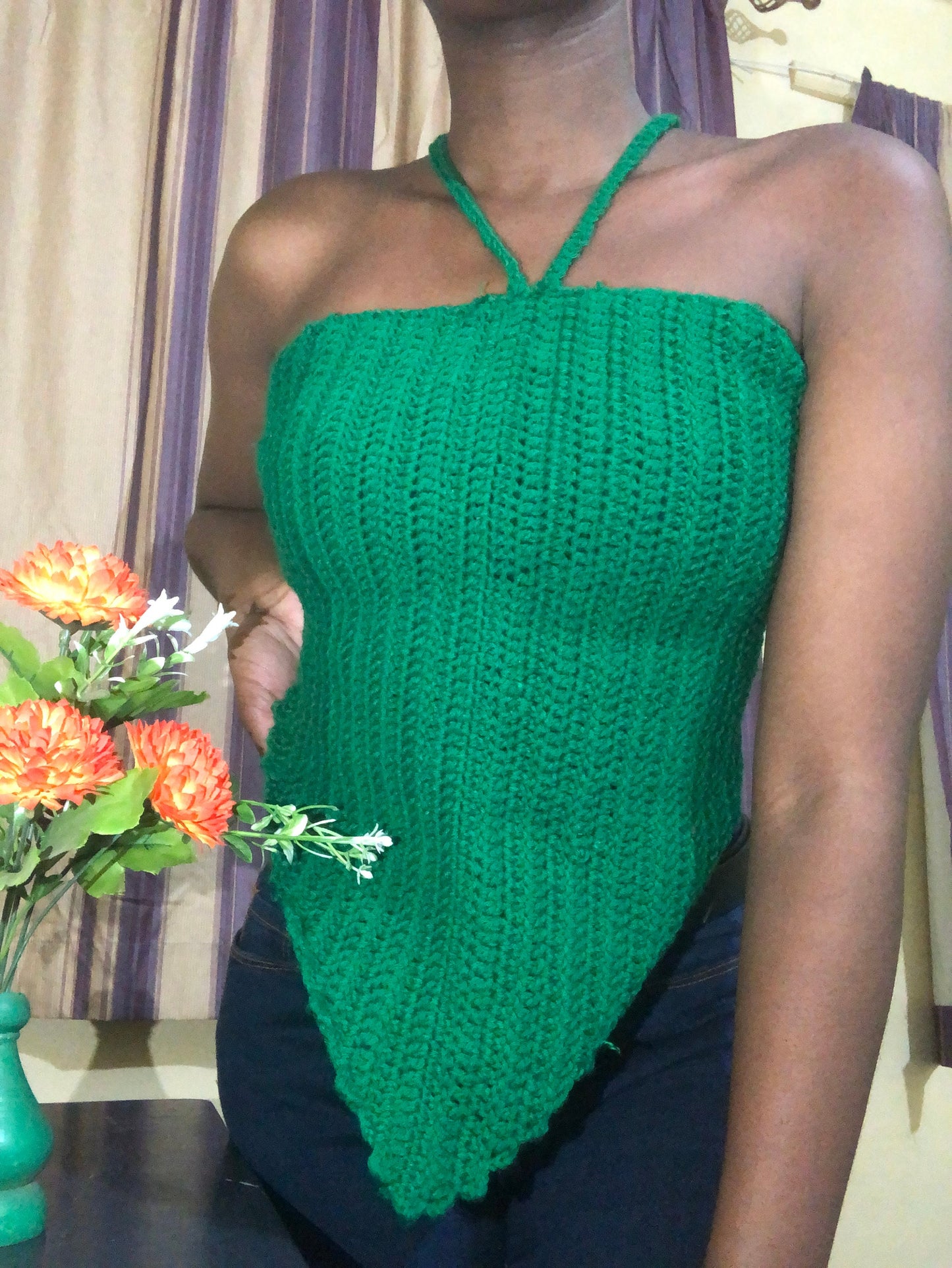 Corset Crochet Top, Crochet Top pattern, PDF crochet pattern, crochet bandeau top, crochet ribbed top, bareback crochet top, croptop crochet
